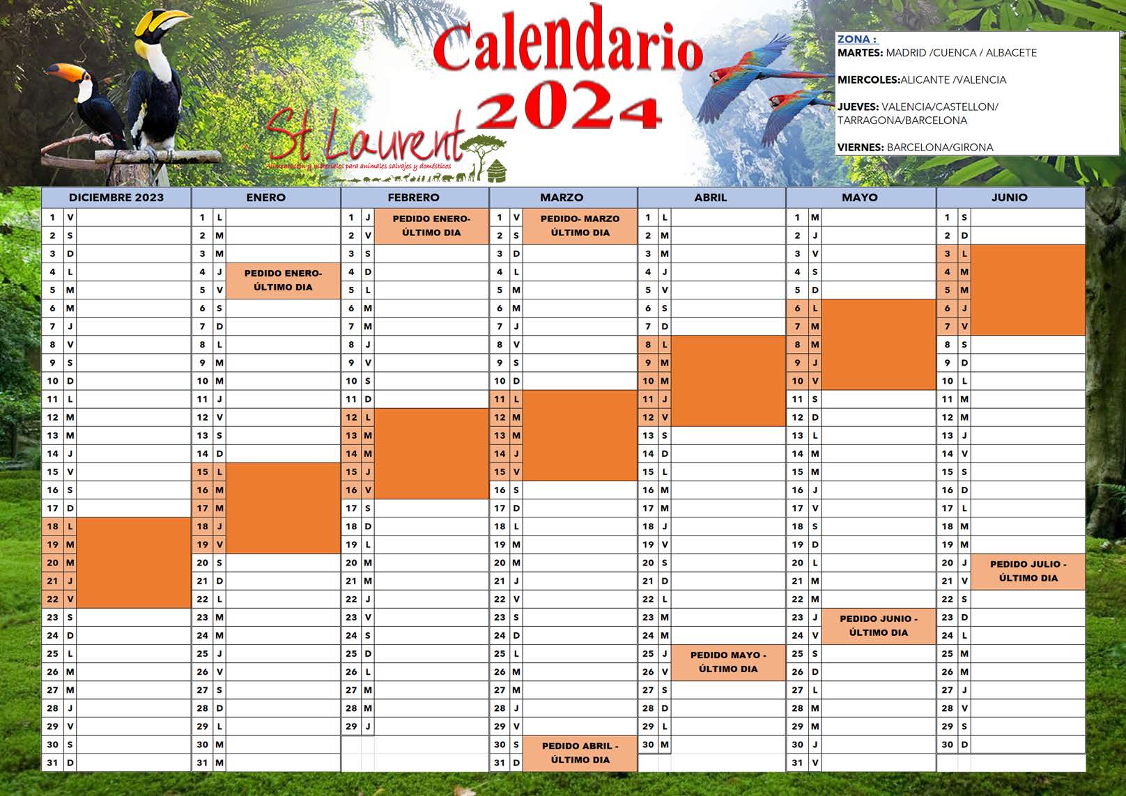 Calendario España 3